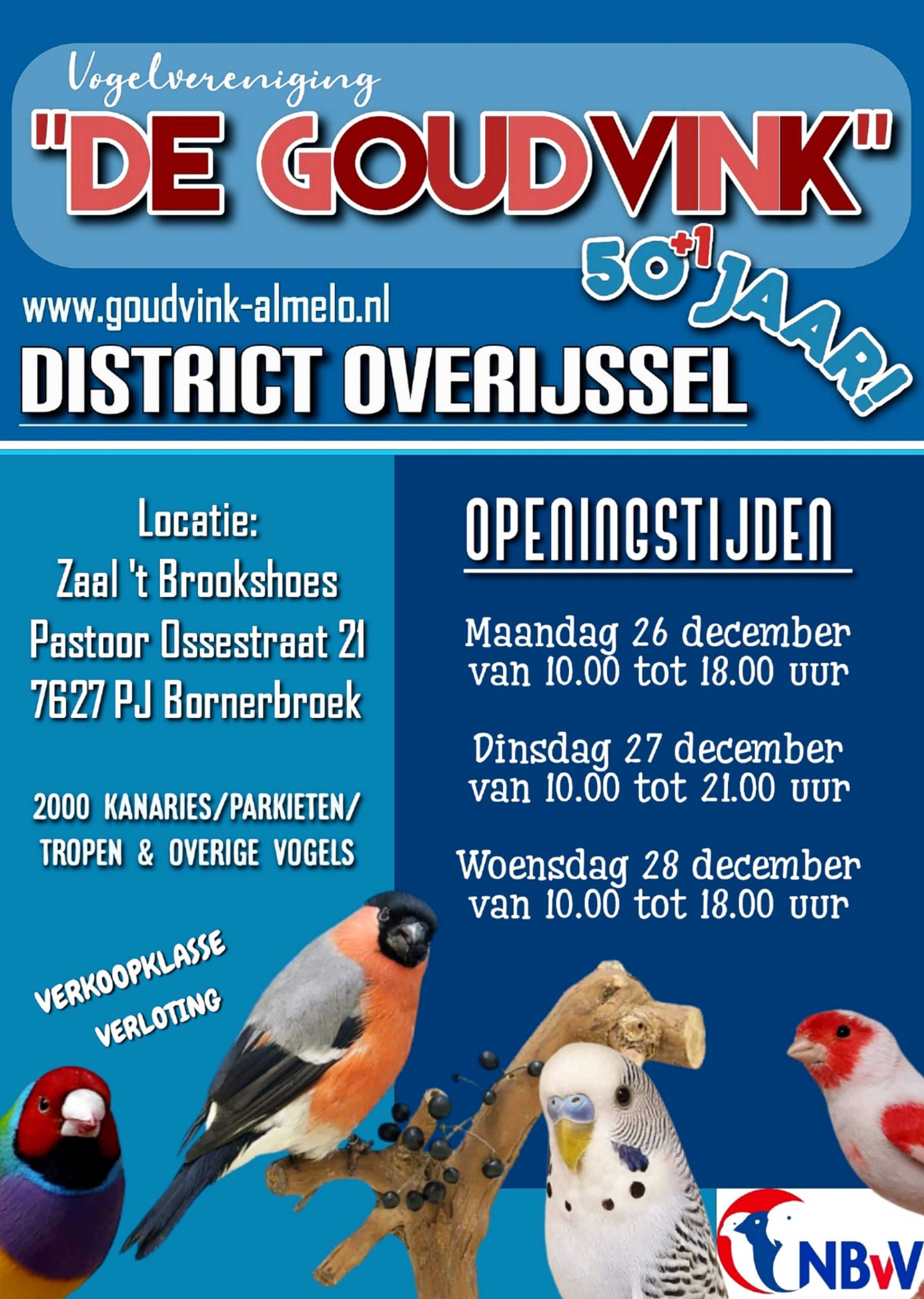 DISTRICTS TENTOONSTELLING 2022 | District Overijssel NBvV